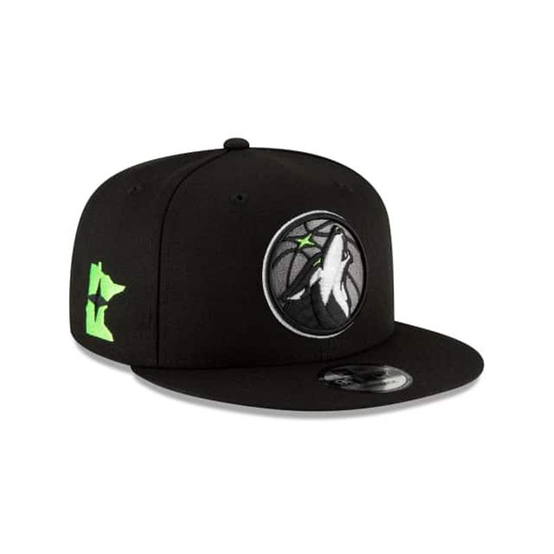 NBA Minnesota Timberwolves City Edition Alt 59Fifty Fitted (JLS9940) - Black New Era Caps